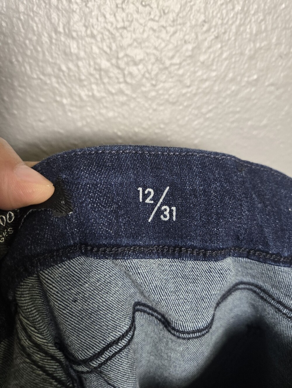 Liverpool Dark Wash Pull On Jeans Style The Crop Size 12/31 - Picture 13 of 16